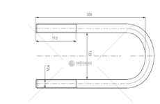 STRZEMIE RESORU BPW M24*3*128*300 CSY K-AZBP-0014-A