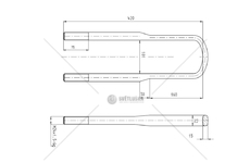 STRZEMIE RESORU IVECO M24*1,5*101*420 CSY K-AZIV-0025-A