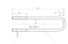 STRZEMIE RESORU MB M20*1,5*81*420 CSY K-AZME-0050-A