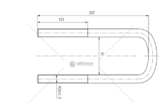 STRZEMIE RESORU MB M20*1,5*91*265 CSY K-AZME-0061