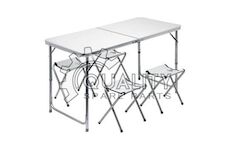 Stůl skládací DOUBLE + stoličky