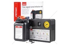 Súprava na opravu a hustenie pneumatík 31mm 12V AMIO-04930
