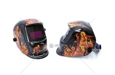 Svářečská kukla samostmívací s potiskem peklo MAR-POL