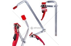 Svěrka rychloupínací ráčnová, typu F, 300 x 120 mm, kovaná GEKO