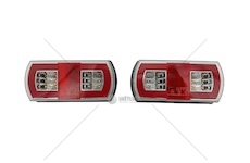 Světla zadní LED 3-funkce sada 12/24V sada 2ks levá + pravá