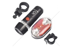 Světlo na kolo přední zadní LED 2ks