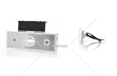 Světlo obrysové LED bílé 12-24V WAS W201 1414