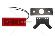 Světlo obrysové LED červené 12-24V WAS W202 1416