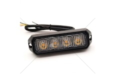 Světlo výstražné LED oranžové PREDATOR 4*3W