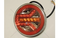 Světlo zadní 40 LED 3-funkce levá 12/24V s neonovým pozičním světlem