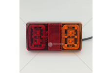 Světlo zadní LED 12V/24V 140x75x20mm přívěsný vozík