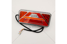 Světlo zadní LED 5-funkcí levé 12/24V s dynamickým ukazetelem směru jízdy