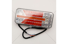 Světlo zadní LED 5-funkcí levé 12/24V s dynamickým ukazetelem směru jízdy