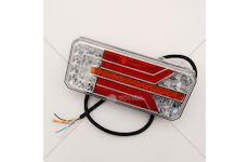 Světlo zadní LED 5-funkcí pravé 12/24V s dynamickým ukazetelem směru jízdy
