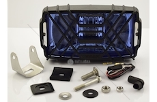 Světlomet dálkový obdélníkový modrý CHROM+KRATKA WESEM 5HP404.86/C