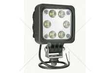 Světlomet pracovní 47400 12v/24v 6xled 1500lm 100x100, pevná montáž, kabel 0,5m 47400_A