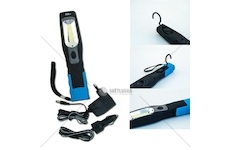 Svítilna dílenská xt line cobalt 3w+5xled, magnetický+háček, kloub 180°, 220v+12v 060037_A