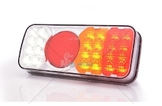 Svítilna kompletní 4-SEGM. pravá diodová WAS W66P/315KR