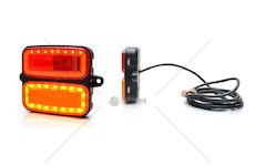 Svítilna kompletní  LED zadní 12-24V 4- funkční WAS 1482
