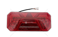 Svítilna LED sdružená PRAVÁ 5-funkcí s trojúhelníkem a osvětlením SPZ 305x140