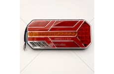 Svítilna LED sdružená PRAVÁ s neonovým efektem a osvětlením SPZ, 12/24V, 7 funkcí