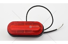 Svítilna obrysová diodová 12-36V červená FRISTOM FT-070CLED