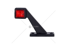 Svítilna obrysová diodová bílo-červená zkosená HORPOL LD433/P