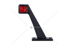 Svítilna obrysová diodová bílo-červená zkosená HORPOL LD442/P