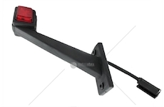 Svítilna obrysová diodová bílo-červená zkosená HORPOL LD444/L