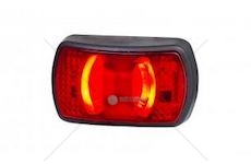 Svítilna obrysová diodová červená 12/24V krátká HORPOL LD2229