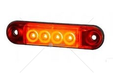 Svítilna obrysová diodová červená 12/24V SLIM HORPOL LD2329