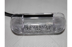 Svítilna obrysová diodová červená 3 LED WAS W61/285