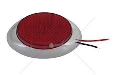 Svítilna obrysová diodová oválná červená 16-1165R