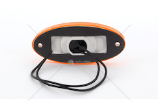 Svítilna obrysová diodová oválná žlutá WAS W64/305P