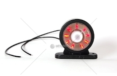 Svítilna obrysová diodová, transparentní sklo WAS W56WW/516J