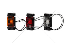 Svítilna obrysová LED červená 12-24V WAS W60/280