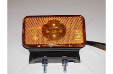 Svítilna obrysová LED rovná žlutá s rukojetí SERTPLAS D1656L50