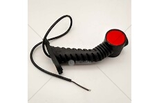 Svítilna obrysová LED trojitá levá  - zkosené dlouhé  tykadlo 12/24V HORPOL LD2031