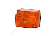 Svítilna obrysová malá KOSTKA žlutá HORPOL LO111