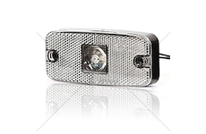 Svítilna obrysová přední bílá bez držákem WAS W46/B