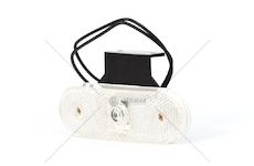 Svítilna obrysová přední bílá s rukojetí WAS W47B