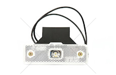 Svítilna obrysová přední diodová bílá s držákem W44 WAS W44/B