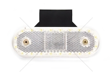 Svítilna obrysová přední diodová bílá s držákem WAS W47U