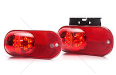 Svítilna obrysová zadní červená WAS W172/1175