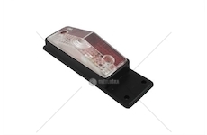 Svítilna obrysová závěsná bílo-červená HORPOL LOW253