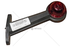 Svítilna obrysová zkosená bílo-červená H=220 TANGDE TD03-63-006R