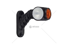 Svítilna obrysová zkosená krátká LED levá 12 HORPOL LD2036