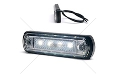 Svítilna poziční 12v/24v 110x31mm 4xled bílá, kabel 0,25m 0262576_A