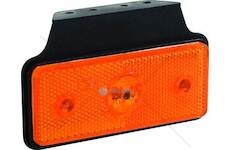 Svítilna poziční 12v/24v 110x45 led oranžová s držákem 0075789_A