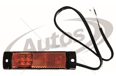 Svítilna poziční 12v/24v 130x32/ 3xled oranžová, kabel 0,5m 0106421_A
